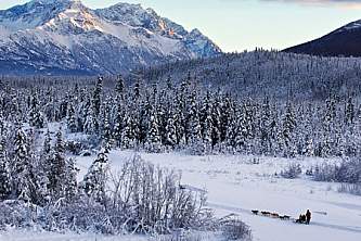 Alaska in march eagle river chugach mountains dog mushers ed boudreau Ed Boudreau