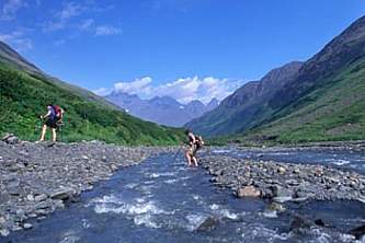 Chugach state park parks and trails Crow Pass Mark Yezbick Accent Alaska