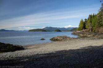 Ketchikan rv parks campgrounds 4 View from Settlers Cove Secluded Beach