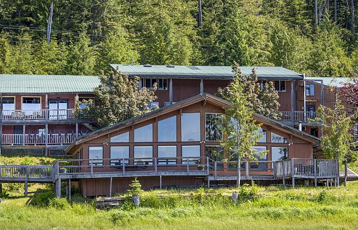 The lodge at whale pass Front of lodge zoomed in Lucas Ryter